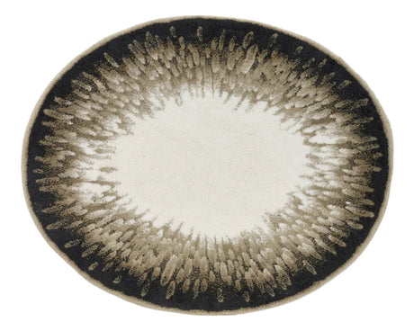Atom Bath Rug 35X43 Taupe 711 by Abyss Habidecor at Fig Linens and Home - Bathroom Rug View 1