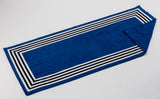 Abyss Cannes Beach Towel in Cadette Blue 332 at Fig Linens and Home - Pool Towel View 2