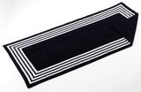 Abyss Cannes Beach Towel in Black 990 at Fig Linens and Home - Pool Towel View 1