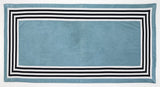 Abyss Cannes Beach Towel in Atlantic 309 at Fig Linens and Home - Pool Towel View 3