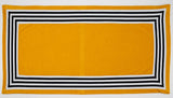 Abyss Cannes Beach Towel in Curcuma Yellow 870 at Fig Linens and Home - Pool Towel View 2