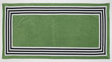 Abyss Cannes Beach Towel in Forest 205 at Fig Linens and Home - Pool Towel View 1
