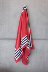 Abyss Beach Towel - Cannes Beach Towels for Pool or Days by the Ocean - Viva Magenta 579 View 2