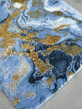Dandy Bath Rug 27X47 Powder Blue 330 by Abyss Habidecor at Fig Linens and Home - Lifestyle 6
