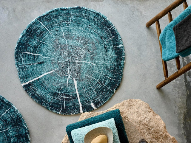 Fossile Dragonfly 325 Bathroom Rug | Abyss Habidecor Bath Rugs at Fig Linens and Home
