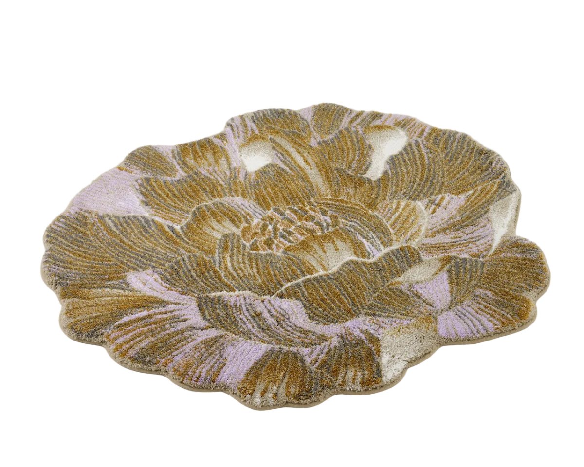 Golda 39" Diameter Gold 800 Abyss Bath Rug 39" Diameter Gold 800 at FIG LINENS AND HOME 10