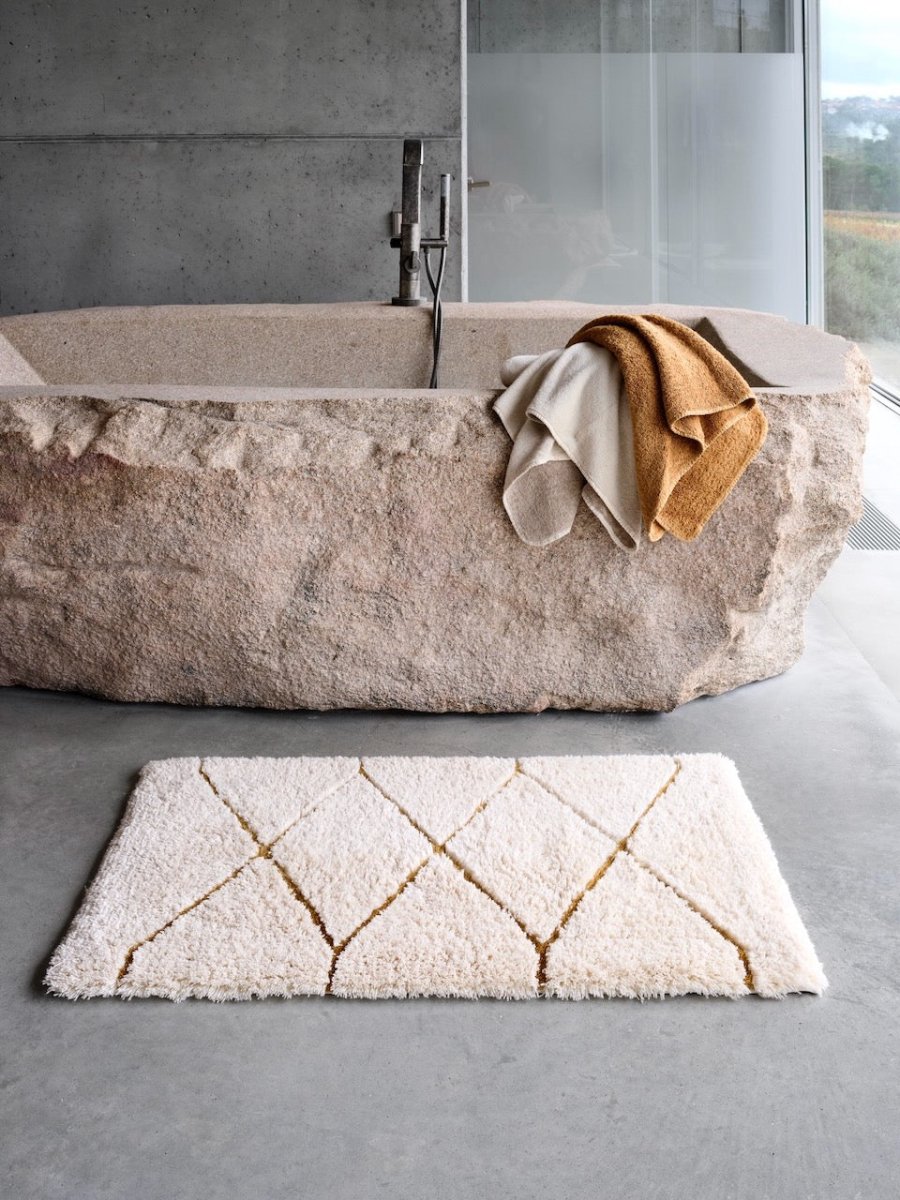Heritage Gold 800 Bathroom Floor Rug | Abyss Habidecor Bath Rugs at Fig Linens and Home 3