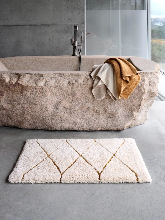Heritage Gold 800 Bathroom Floor Rug | Abyss Habidecor Bath Rugs at Fig Linens and Home 3