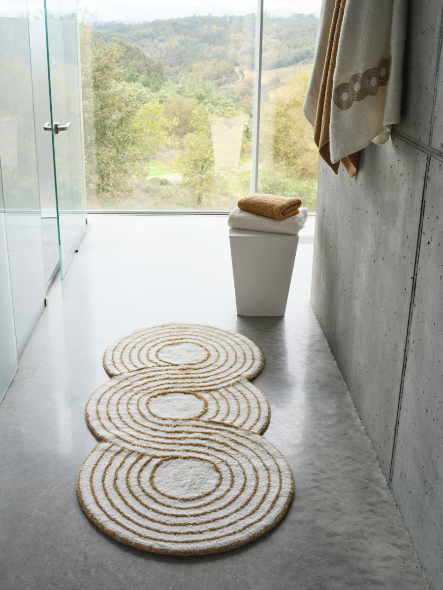 Infinity Bath Rug 27X63 Gold 800 by Abyss Habidecor 27" x 63" Gold 800 at FIG LINENS AND HOME 2