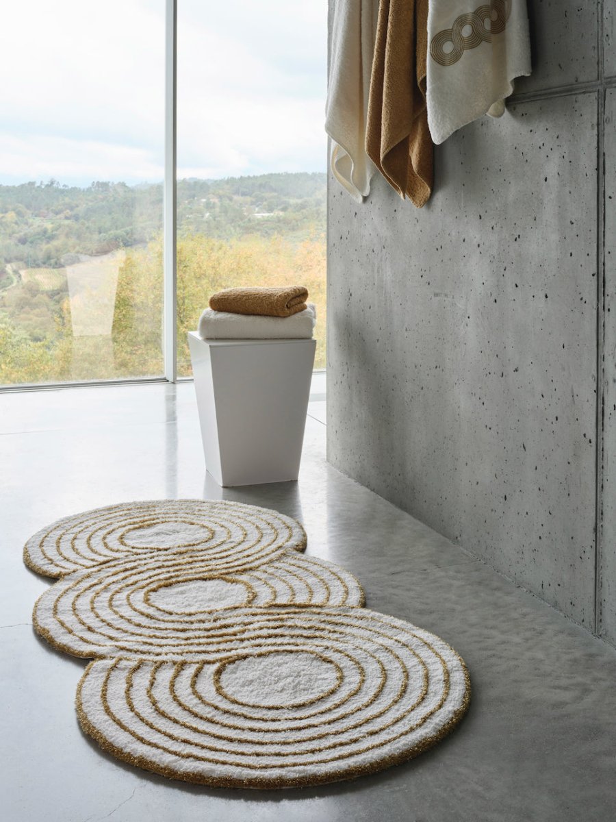 Infinity Bath Rug 27X63 Gold 800 by Abyss Habidecor 27" x 63" Gold 800 at FIG LINENS AND HOME 3