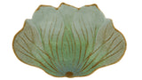 Bathroom Floor Rug - Lotus Flower Aqua 210 | Abyss Habidecor Bath Rug at Fig Linens and Home 2