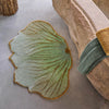Lotus Flower Aqua 210 | Abyss Habidecor Bath Rug at Fig Linens and home