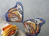 Abyss Habidecor Mariposa Bath Rug | Luxury Butterfly Rug in Tangerine 614 at Fig Linens and Home - 2