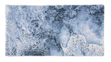 Bath Rug - Abyss Habidecor Nazare Ocean Denim 307 Blue Bathroom Rug at Fig Linens and Home 1