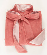 Palacio Bathrobe in Rosette 515 | Abyss Robes at Fig Linens and Home - Folded View 1