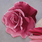 Rose Petal Rug - Passion Flamingo 573 Abyss Habidecor Bathroom Floor Rug at Fig Linens and Home 3