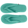 Slippers - Abyss Habidecor Sandal Style Slippers at Fig Linens and Home - View 2 - Lagoon 302