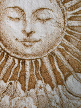 Bath Rug with Sunshine Motif - Roi Soleil Gold 800 | Abyss Habidecor Bath Rug at Fig Linens & Home 6