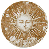 Bath Rug with Sunshine Motif - Roi Soleil Gold 800 | Abyss Habidecor Bath Rug at Fig Linens & Home 1