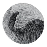 Yoji Silver 900 Bath Rug by Abyss Habidecor Bath Rug 35" Diameter Silver 900 at FIG LINENS AND HOME 5