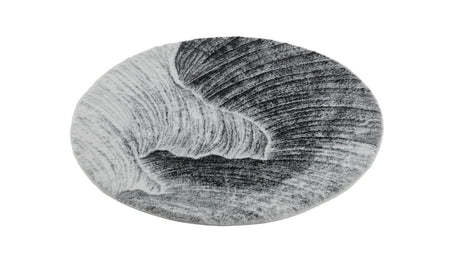 Yoji Silver 900 Bath Rug by Abyss Habidecor Bath Rug 35" Diameter Silver 900 at FIG LINENS AND HOME 6
