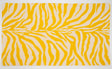 Beach Towels - Abyss Zebra Beach or Pool Towels at Fig Linens and Home - Banana Yellow 830