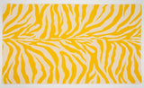 Beach Towels - Abyss Zebra Beach or Pool Towels at Fig Linens and Home - Banana Yellow 830