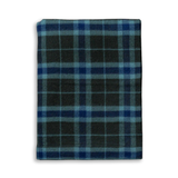 Alicia Adams Alpaca Aberdeen Throw - Velvet Green and Indigo at Fig Linens and Home