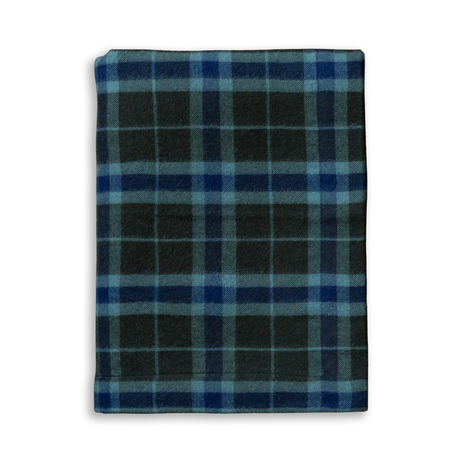 Alicia Adams Alpaca Aberdeen Throw - Velvet Green and Indigo at Fig Linens and Home