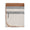 Field Throw Blanket in Cognac / Ivory / Light Grey | Alicia Adams Alpaca at Fig Linens and Home