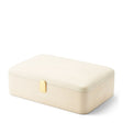 Abella Shagreen Large Jewelry Box by AERIN 12.9"L x 8.5W" x 4.4H" Cream at FIG LINENS AND HOME 4