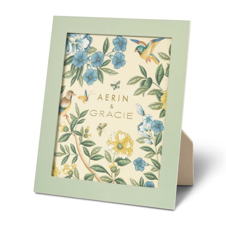 AERIN & Gracie Lacquer 8x10 Frame in Sage by AERIN at Fig Linens and Home 2
