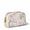 AERIN x Bennison Wisteria Small Beauty Bag at Fig linens and Home - Lilac and White Pouch on White Background