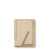 AERIN Alessio 4 x 6 Photo Frame | Reeded Gold-Finish Picture Frame at Fig Linens and Home - Reverse