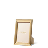 AERIN Alessio 4 x 6 Photo Frame | Reeded Gold-Finish Picture Frame at Fig Linens and Home - View 1