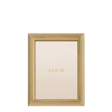 AERIN Alessio 5 x 7 Photo Frame | Reeded Gold-Finish Picture Frame at Fig Linens and Home