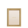 AERIN Alessio 5 x 7 Photo Frame | Reeded Gold-Finish Picture Frame at Fig Linens and Home