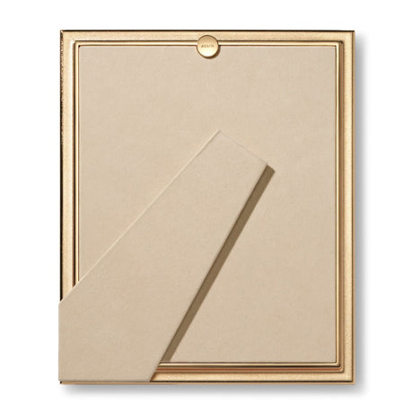 AERIN Alessio 8 x 10 Photo Frame | Reeded Gold-Finish Picture Frame at Fig Linens and Home - Reverse