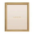 AERIN Alessio 8 x 10 Photo Frame | Reeded Gold-Finish Picture Frame at Fig Linens and Home - View 2