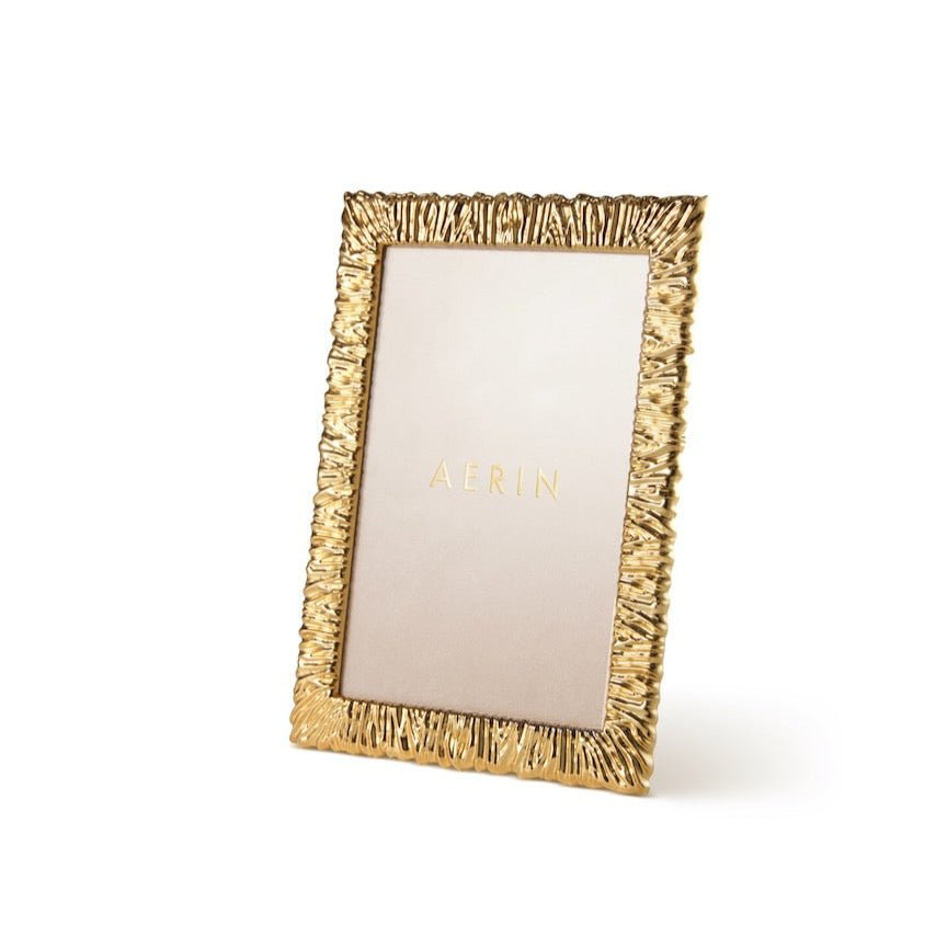 AERIN Ambroise Frame - 4 x 6 Photo Frame in Gold Color Finish at Fig Linens and Home