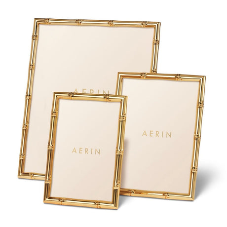 Ava Bamboo 4 x 6 Frame by AERIN at Fig Linens and Home - Trio of Frames View