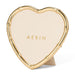 AERIN Ava Bamboo Heart Frame | Brass Plated Photo Frame at Fig Linens and Home - Front View 1