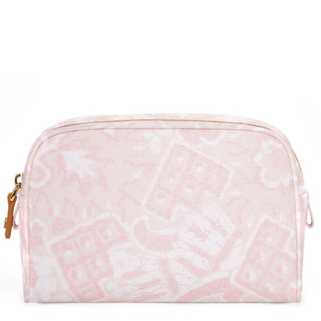 Batik Beauty Bag Small Light Pink by AERIN at Fig Linens and Home - Full View