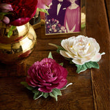 Bloom Porcelain Flower in Berry by AERIN at Fig Linens and Home - Lifestyle 2