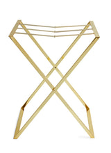 Brass Butler Tray Stand by AERIN at Fig Linens and Home