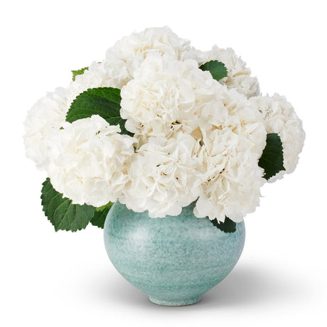 AERIN Calinda Moon Vase in Blue Grotto | Italian Ceramics at Fig Linens and Home 3