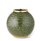 Calinda Round Vase in Forest Green by AERIN at Fig Linens and Home