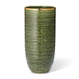 Calinda Tall Vase in Forest Green by AERIN at Fig Linens and Home 1