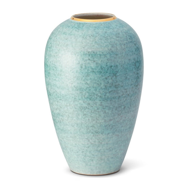 AERIN Calinda Tapered Vase in Blue Grotto at Fig Linens and Home