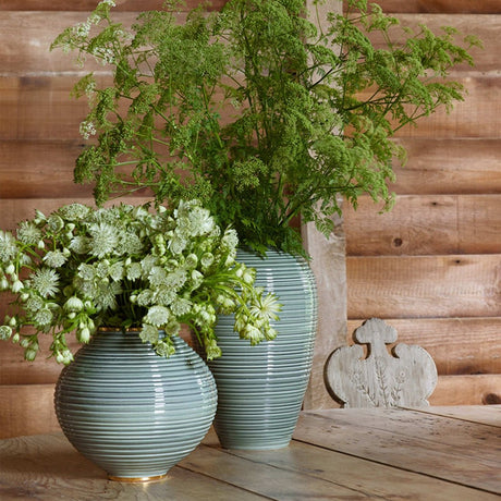 Calinda Tapered Vase in Shadow by AERIN at Fig Linens and Home - View 2
